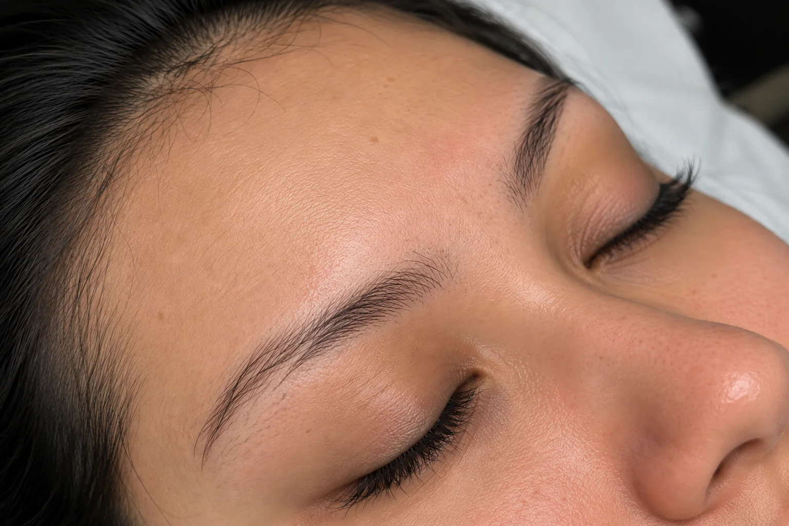 Cejas antes del tratamiento