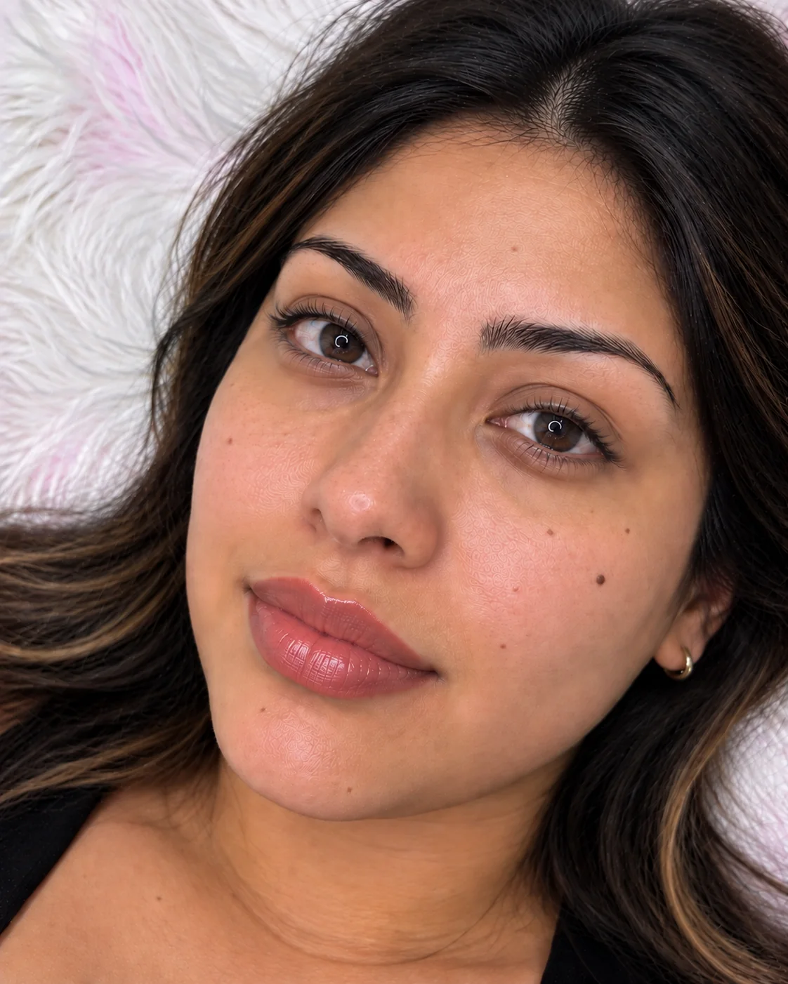 Labios después del lip blush