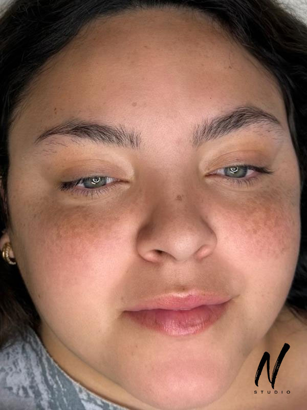 Before ombre brows